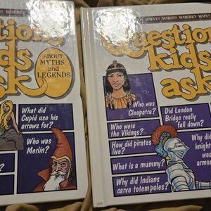 1988 Vintage Questions Kids Ask Book Set - Myths and Legends